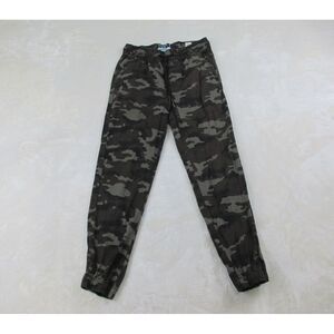 Beach Bros Pants Mens Small Green Camouflage Cargo Camo Joggers‎ Casual 27X26*